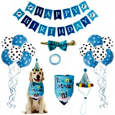 Köpekler İçin Doğum Günü Partisi Seti 