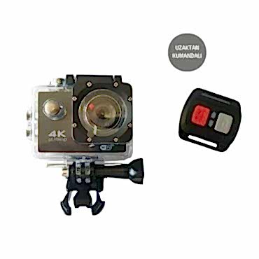 Kumandalı 4K Wi-Fi Aksiyon Kamerası 