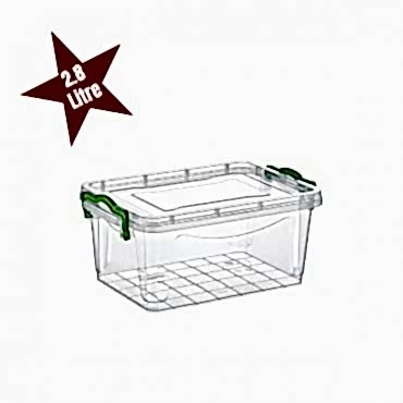 Şeffaf Saklama Kutusu 2.8 Litre