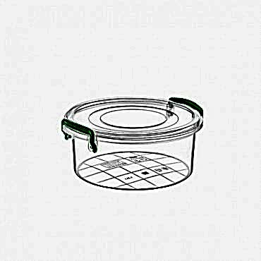 Yuvarlak Saklama Kutusu 1.2 Litre 