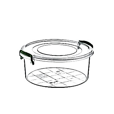 Yuvarlak Saklama Kutusu 2.4 Litre