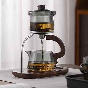 Otomatik Manyetik Borosilikat Demlik Seti 