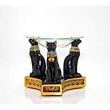 Polyester Mısır Kedisi Buhurdanlık 