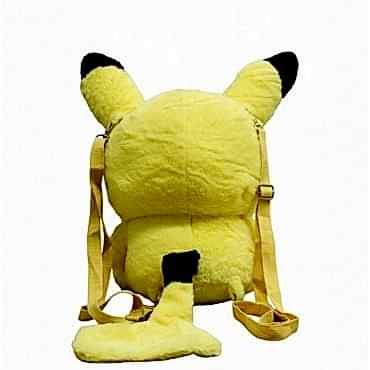 Sevimli Peluş Pikachu Sırt Çantası 