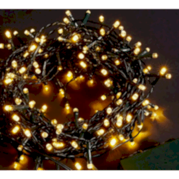 10m 100 Led Boncuk Lamba Gün Işığı Siyah Kablo 