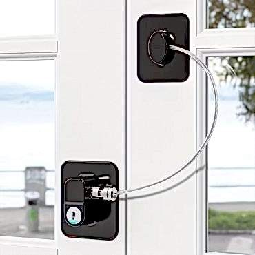 Siyah Plaka Halatlı Emniyet Kilidi 