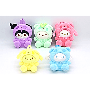 Peluş Kawaii Kuromi My Melody ve Cinnamoroll Sırt Çantası 