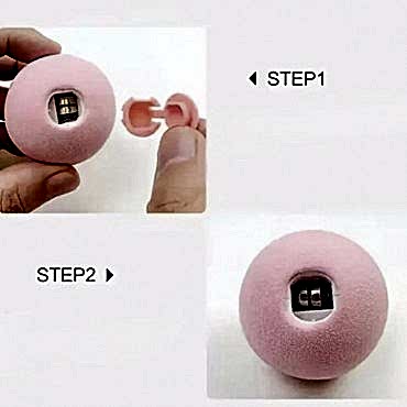 Kedi Otlu 3 Sesli İnteraktif Top Kedi Oyuncağı