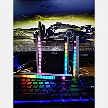 RGB Sese Duyarlı Taşınabilir Ekolayzer LED Çubuk 