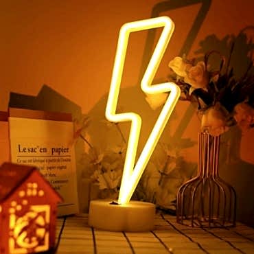 Şimşek Neon LED Lamba