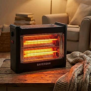 Şömine Tipi Isıtıcı Soba 1800W