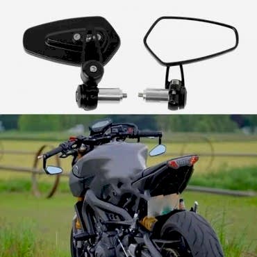 Motosiklet Gidon Aynası Siyah Tak Kullan