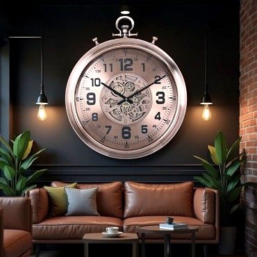 Çarklı Duvar Saati 52 cm