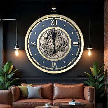 Çarklı Duvar Saati 60 cm