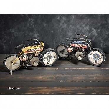 Yarış Motoru Tasarımlı Masaüstü Saat 