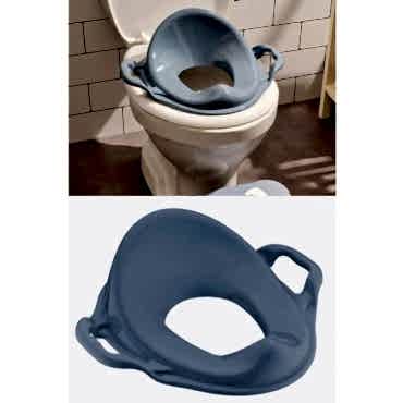 Mavi Kulplu Çocuk Klozet Adaptörü 