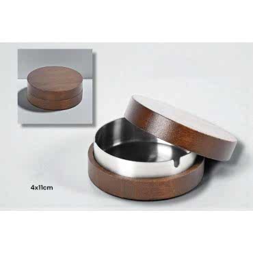 Kahverengi Bambu Kapaklı Küllük 