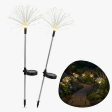 2 Adet Saçak Model Sensörlü Solar Bahçe Lambası 