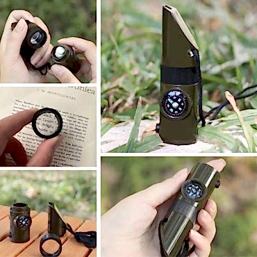 7'si 1 Arada Acil Durum Düdüğü