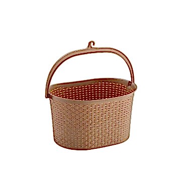 Hasır Görünümlü Mandal Sepeti 