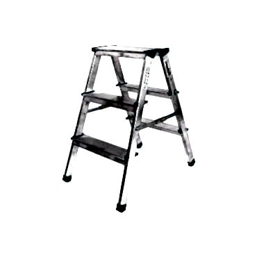 3+3 Çift Basamaklı Alüminyum Metal Merdiven