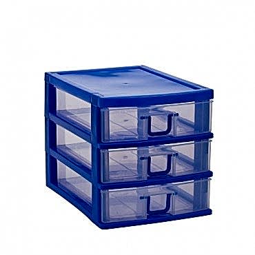 Mini 3 Çekmeceli Komidin Organizer 