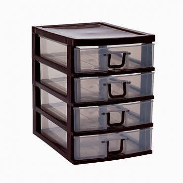Mini 4 Çekmeceli Komidin Organizer 