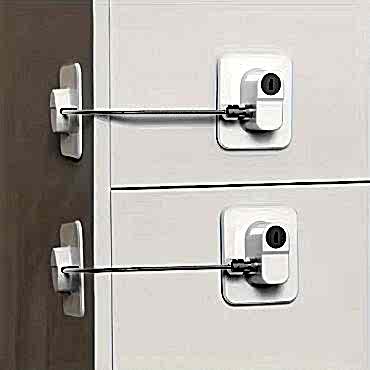 Beyaz Plaka Halatlı Emniyet Kilidi 