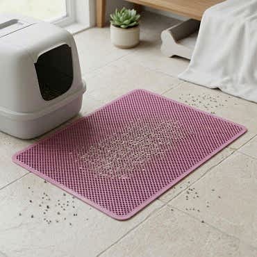 Kedi Tuvalet Önü Elekli Paspas