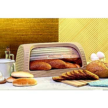 Hasır Desenli Ekmek Saklama Kutusu