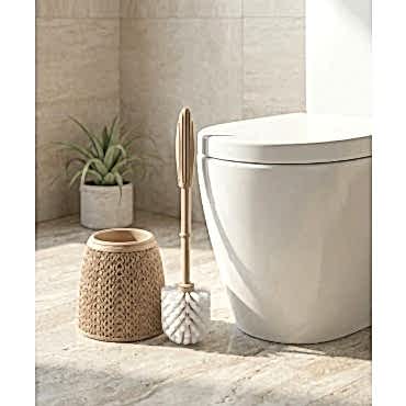 Örgü Desenli Tuvalet Fırçası