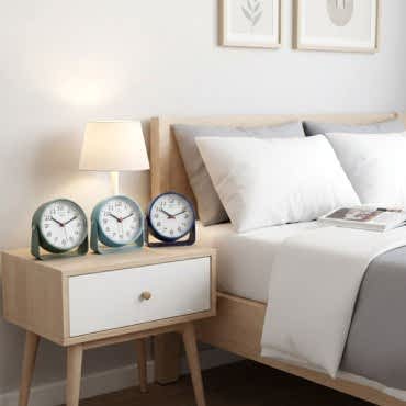 Renkli Yuvarlak Masa Çalar Saati