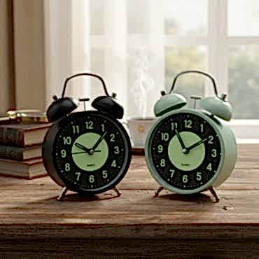 Fosforlu Metal Çalar Saat