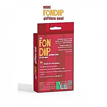 Mini Fondip Çiftlere Özel Eğlenceli Kart Oyunu