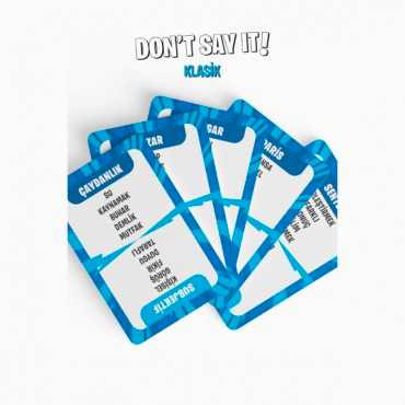 Yasaklı Kelime Oyunu Don't Say It! Klasik - Eğlenceli Kart Oyunu