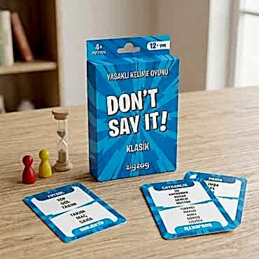 Yasaklı Kelime Oyunu Don't Say It! Klasik - Eğlenceli Kart Oyunu