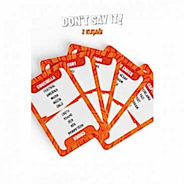 Yasaklı Kelime Oyunu Don't Say It! Z Kuşağı - Eğlenceli Kart Oyunu