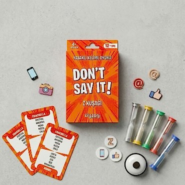 Yasaklı Kelime Oyunu Don't Say It! Z Kuşağı - Eğlenceli Kart Oyunu